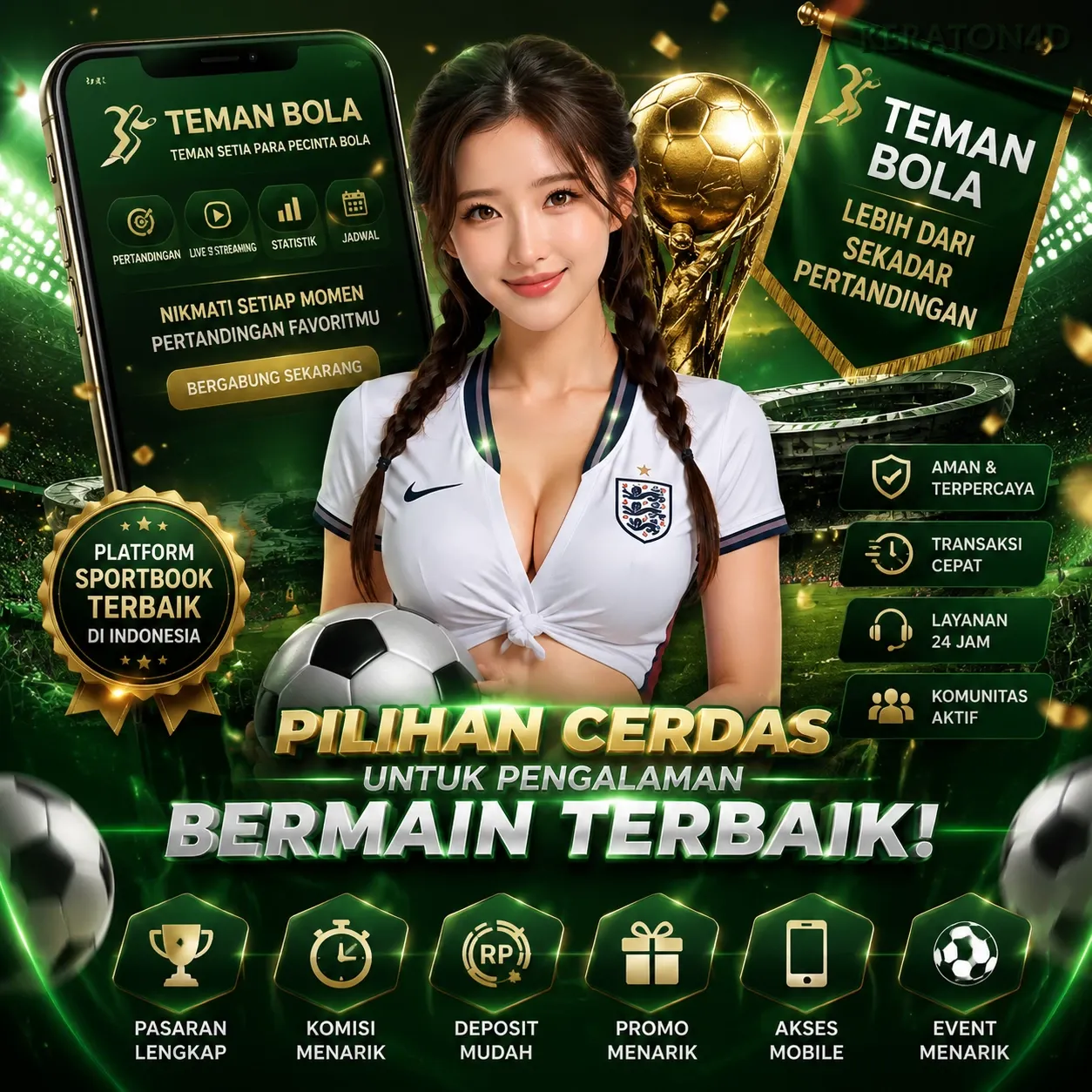 Ikon aplikasi keraton4d resmi